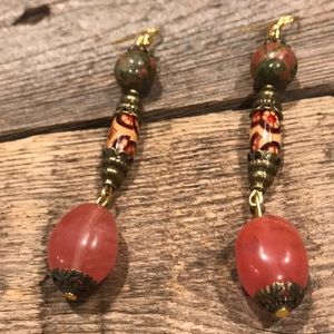 One of a kind hand crafted earrings